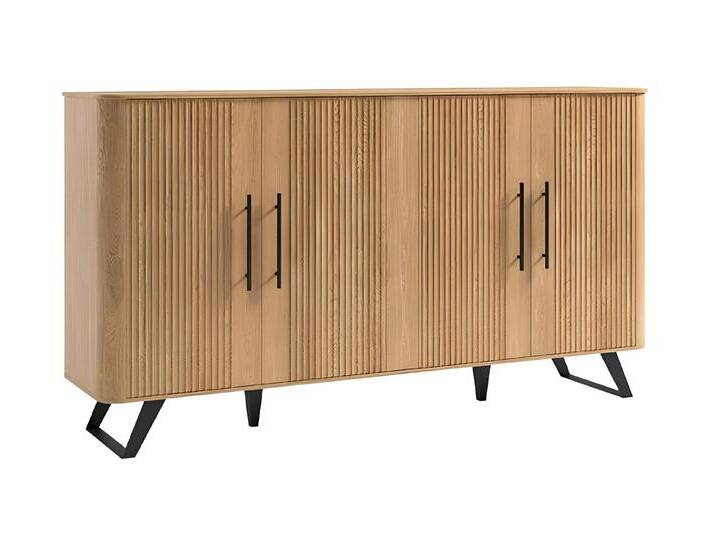 JVmoebel Sideboard Kommode Servierkommode Vorratsschrank Buffet Schrank modern elegant (1 St., Sideboard (TRK), Made in Europa, braun von OTTO