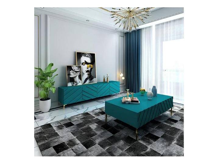 JVmoebel Sideboard Niedrige Kommode in Metall für Wohnraum als Sideboard (Sideboard), Made in Europa, grün von OTTO