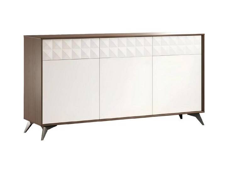 JVmoebel Sideboard Schrank Anrichte Stauraummöbel Kommodenschrank Buffet aus Holz (1 St., Sideboard (TRK), Made in Europa, braun weiß von OTTO