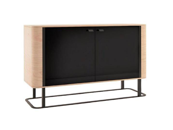 JVmoebel Sideboard Schrank Anrichte Stauraummöbel Kommodenschrank Buffet hochwertig (1 St., Sideboard (TRK), Made in Europa, braun schwarz von OTTO