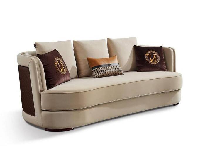 JVmoebel 3-Sitzer Beige Leder Dreisitzer Sofa - Gemütliche Couch für Ihr Zuhause, Made in Europa, beige JVmoebel 3-Sitzer Beige Leder Dreisitzer Sofa - Gemütliche Couch für Ihr Zuhause, Made in Europa, beige von OTTO