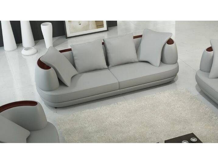 JVmoebel Sofa Designer schwarzes Sofa Coch 3 Sitzer Polster Sofas Wohnzimmer Couchen, Made in Europa, grau, hellgrau von OTTO