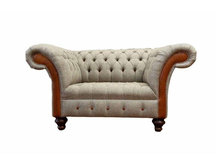 JVmoebel Chesterfield-Sofa Klassisches Chesterfield Sofa, eleganter Einsitzer, Made in Europa, grau von OTTO