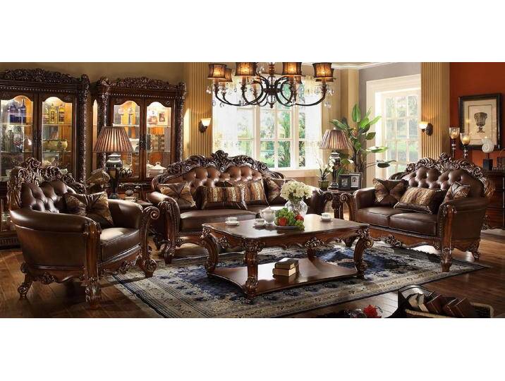 JVmoebel 3-Sitzer Leder Couch Garnitur für 3 Personen - Dreisitzer Sofa Polsterung, Made in Europa, braun von OTTO