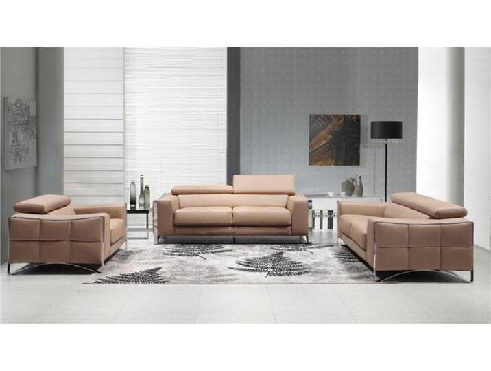JVmoebel Sofa Multifunktions Ledercouch Sitz Polster Wohnzimmer Leder Garnitur, Made in Europa, beige, beige JVmoebel Sofa Multifunktions Ledercouch Sitz Polster Wohnzimmer Leder Garnitur, Made in Europa, beige, beige von OTTO
