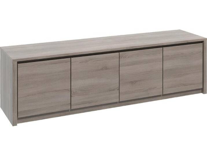 JVmoebel TV-Schrank Hochglanz Lowboard für Fernseher - Braune Kommode und Schrank Made in Europa, grau von OTTO