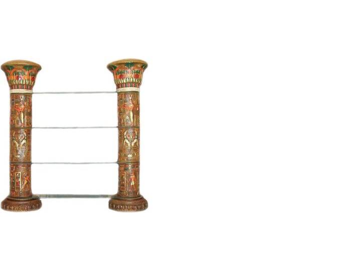 JVmoebel Vitrine Ägyptische Glasvitrine Regal mit Säulen - XXL Design Made in Europa, braun JVmoebel Vitrine Ägyptische Glasvitrine Regal mit Säulen - XXL Design Made in Europa, braun von OTTO