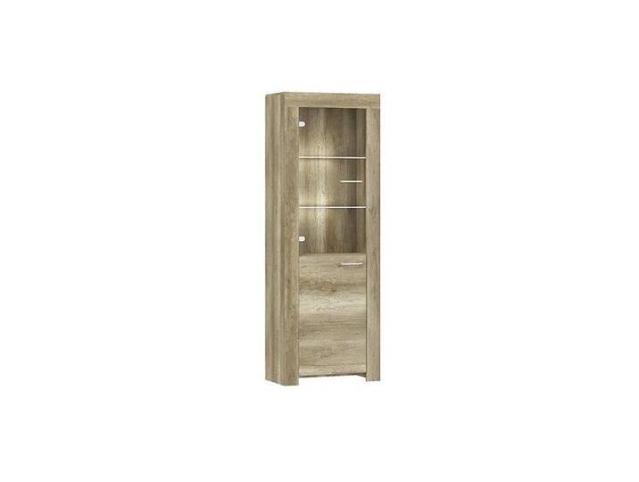 JVmoebel Vitrine Grau Esszimmerschrank Standvitrine Regal aus Holz Made in Europa, braun JVmoebel Vitrine Grau Esszimmerschrank Standvitrine Regal aus Holz Made in Europa, braun von OTTO