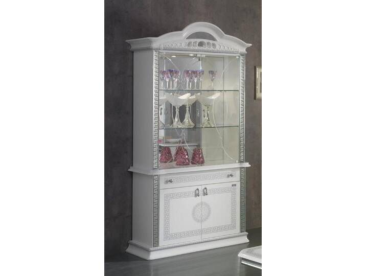 JVmoebel Vitrine Italienische Glasvitrine – Kommode mit Schrank und Stauraum Made in Europa, weiß JVmoebel Vitrine Italienische Glasvitrine – Kommode mit Schrank und Stauraum Made in Europa, weiß von OTTO