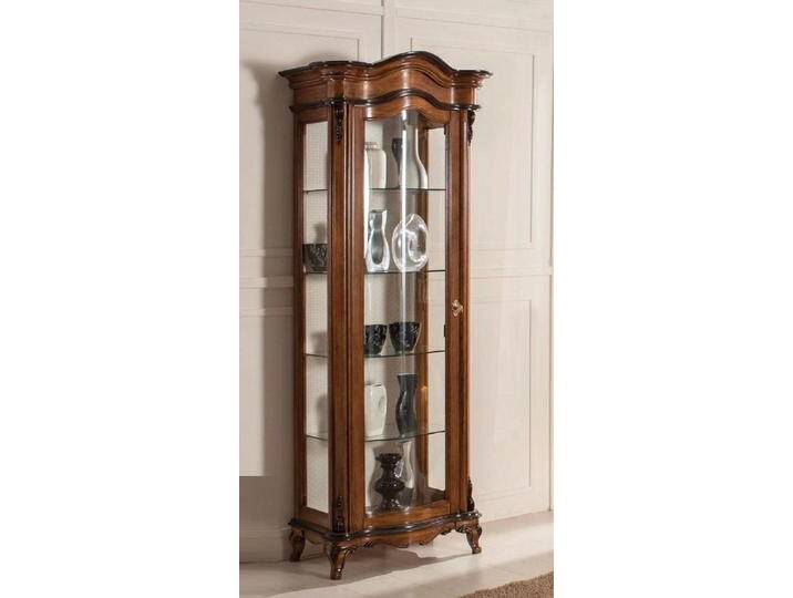 JVmoebel Vitrine Massive Echtholz Vitrine mit Glas, Schrank für Wohnbereich Made in Europa, braun JVmoebel Vitrine Massive Echtholz Vitrine mit Glas, Schrank für Wohnbereich Made in Europa, braun von OTTO