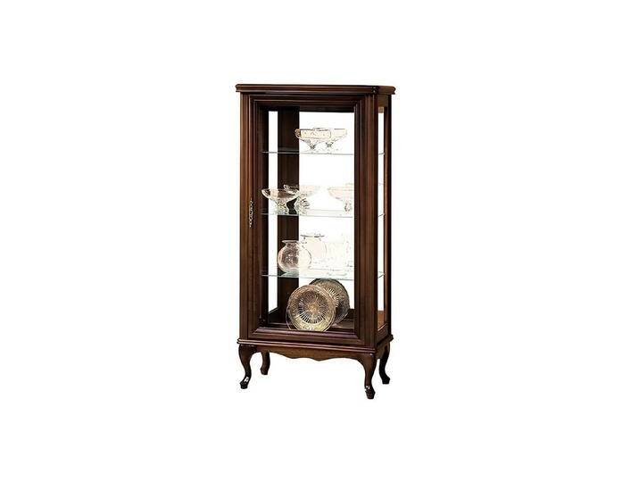 JVmoebel Vitrine Vitrinenschrank Vitrine Regalvitrine Glasvitrine Glasschrank (1-St., Vitrine) Made in Europa, braun von OTTO