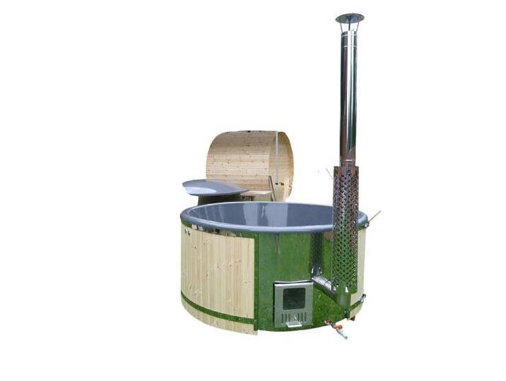JVmoebel Whirlpool Whirlpool Badefass Holz Gartenpool mit Ofen - Transparentes Thermoholz, Made in Europe JVmoebel Whirlpool Whirlpool Badefass Holz Gartenpool mit Ofen - Transparentes Thermoholz, Made in Europe von OTTO