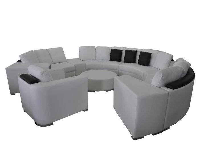 JVmoebel Wohnlandschaft Runde Sofa mit USB Couch XXL Big Rund Couchen Wohnlandschaft U Form, Made in Europa, weiß JVmoebel Wohnlandschaft Runde Sofa mit USB Couch XXL Big Rund Couchen Wohnlandschaft U Form, Made in Europa, weiß von OTTO