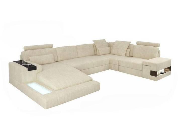 JVmoebel Wohnlandschaft U-Form Polstersofa Wohnlandschaft Eckcouch für stilvolles Wohnen, Made in Europa, beige JVmoebel Wohnlandschaft U-Form Polstersofa Wohnlandschaft Eckcouch für stilvolles Wohnen, Made in Europa, beige von OTTO