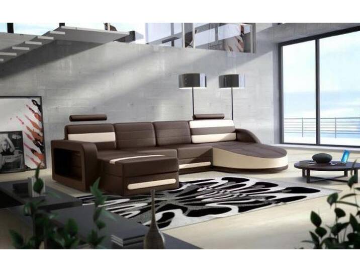 JVmoebel Wohnlandschaft WOHNLANDSCHAFT LEDERSOFA XXL ECKSOFA + USB GARNITUR DESIGN ECKCOUCH, Made in Europa, schwarz, Variante B JVmoebel Wohnlandschaft WOHNLANDSCHAFT LEDERSOFA XXL ECKSOFA + USB GARNITUR DESIGN ECKCOUCH, Made in Europa, schwarz, Variante B von OTTO
