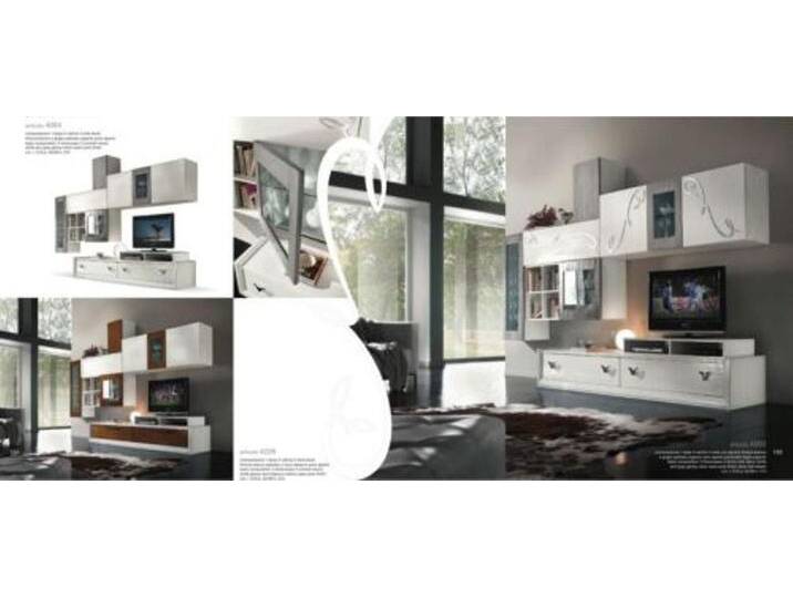 JVmoebel Wohnwand Wohnwand Design Wandschrank Regal Wohnzimmer Holz Vitrine Möbel, Made in Italy, weiß JVmoebel Wohnwand Wohnwand Design Wandschrank Regal Wohnzimmer Holz Vitrine Möbel, Made in Italy, weiß von OTTO