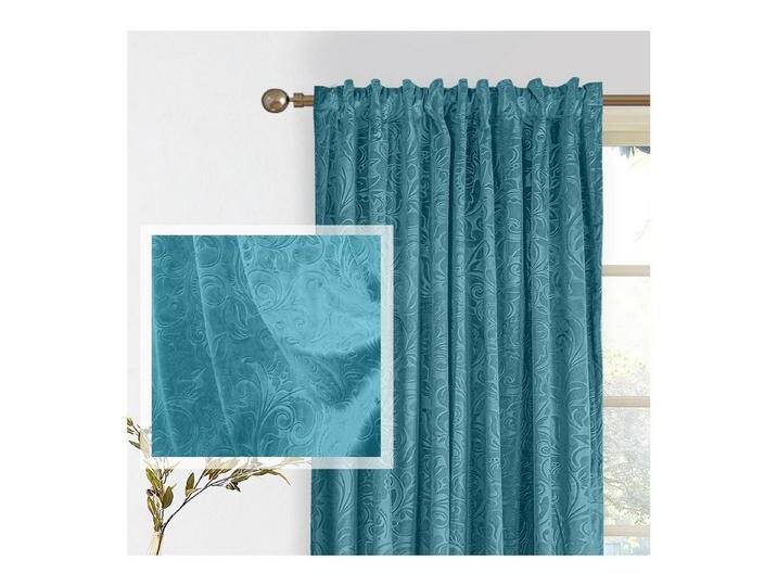 Jibenhome Verdunkelungsvorhang Samt Gardine 2er-Set, Blickdicht Vorhänge Blumen Multifunktionsband, Scheibengardine für Deko Wohnzimmer Schlafzimmer Jibenhome Verdunkelungsvorhang Samt Gardine 2er-Set, Blickdicht Vorhänge Blumen Multifunktionsband, Scheibengardine für Deko Wohnzimmer Schlafzimmer von OTTO