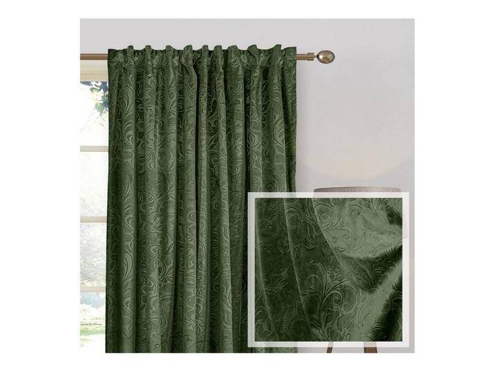 Jibenhome Verdunkelungsvorhang Samt Gardine 2er-Set, Blickdicht Vorhänge Blumen Multifunktionsband, Scheibengardine für Deko Wohnzimmer Schlafzimmer von OTTO