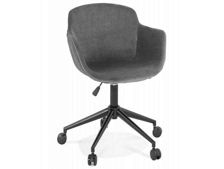 KADIMA DESIGN Bürostuhl Bürostuhl Armlehne Metall Samt Schreibtischstuhl 360° Drehung (Drehstuhl mit Höhenverstellbar Rollen Retro Eleganz) von OTTO