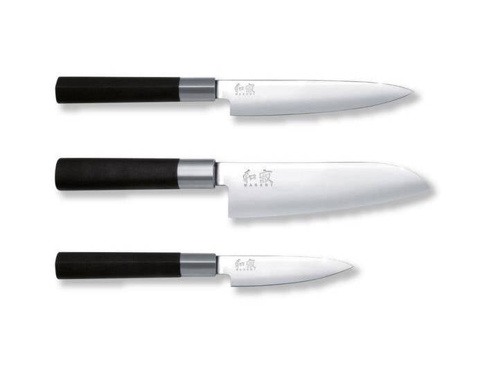 KAI Messer-Set Wasabi Japan Messerset mit Santoku (3-tlg) von OTTO