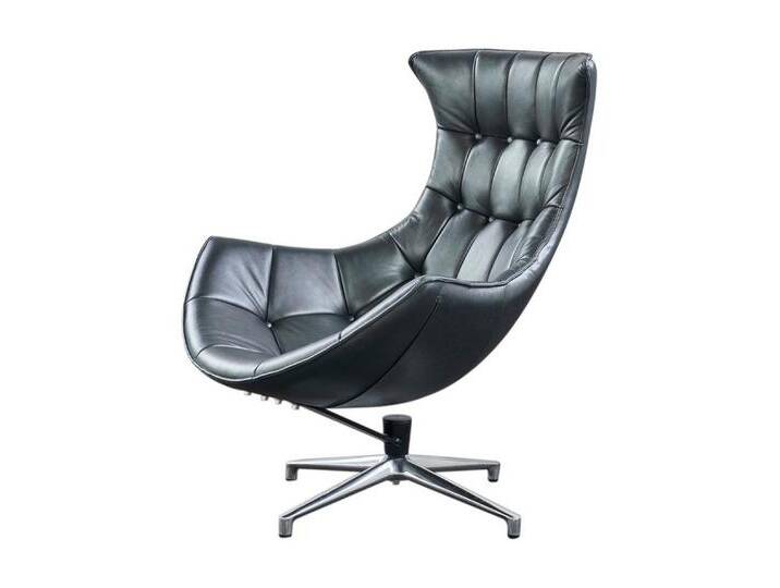 KAWOLA Drehsessel SKIO, Sessel Leder silbergrau, grau silberfarben, silbergrau KAWOLA Drehsessel SKIO, Sessel Leder silbergrau, grau silberfarben, silbergrau von OTTO