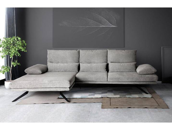 KAWOLA Ecksofa FENICE, Couch L-Form rechts oder links Stoff hellgrau 297x168 cm, grau, Recamiere links KAWOLA Ecksofa FENICE, Couch L-Form rechts oder links Stoff hellgrau 297x168 cm, grau, Recamiere links von OTTO