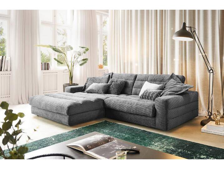 KAWOLA Ecksofa LANA, Couch L-Form rechts oder links versch. Größen und verschiedene Farben, grau, Recamiere links, grau KAWOLA Ecksofa LANA, Couch L-Form rechts oder links versch. Größen und verschiedene Farben, grau, Recamiere links, grau von OTTO