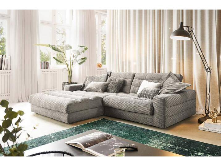KAWOLA Ecksofa LANA, Couch L-Form rechts oder links versch. Größen und verschiedene Farben, grau, Recamiere links, steingrau KAWOLA Ecksofa LANA, Couch L-Form rechts oder links versch. Größen und verschiedene Farben, grau, Recamiere links, steingrau von OTTO