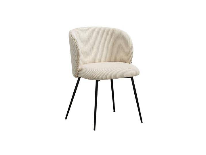KAWOLA Esszimmerstuhl LENA Bequemer Polsterstuhl - Moderner Designstuhl (1 St), Cordbezug. Stahlbeine. Bequemer Sitz. Modernes Design., weiß von OTTO