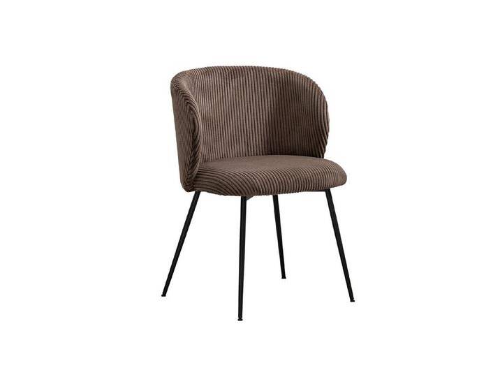 KAWOLA Esszimmerstuhl LIVIA (1 St), Stuhl Cord verschiedene Farben, braun, braun von OTTO