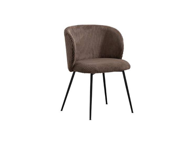 KAWOLA Esszimmerstuhl LIVIA (1 St), Stuhl Cord verschiedene Farben, braun, braun von OTTO