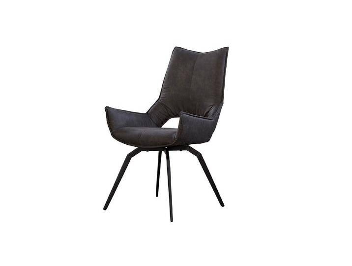 KAWOLA Esszimmerstuhl SIVO, Drehstuhl Stoff verschiedene Farben, grau, anthrazit KAWOLA Esszimmerstuhl SIVO, Drehstuhl Stoff verschiedene Farben, grau, anthrazit von OTTO