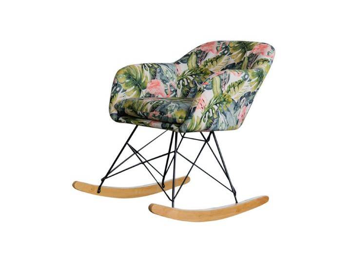 KAWOLA Esszimmerstuhl STELLA, Schaukelsessel Velvet Flamingo, bunt von OTTO