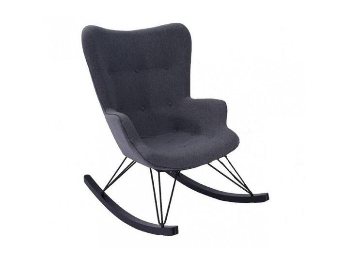 KAWOLA Schaukelsessel FREDY, Stuhl Stoff verschiedene Farben, grau, dunkelgrau von OTTO