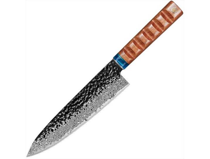 KEENZO Damastmesser 20cm Damast Kochmesser aus Damaststahl für Fisch Gemüse Obst Fleisch, damaststahl, Ergonomisch griff, braun, Palisandergriff KEENZO Damastmesser 20cm Damast Kochmesser aus Damaststahl für Fisch Gemüse Obst Fleisch, damaststahl, Ergonomisch griff, braun, Palisandergriff von OTTO