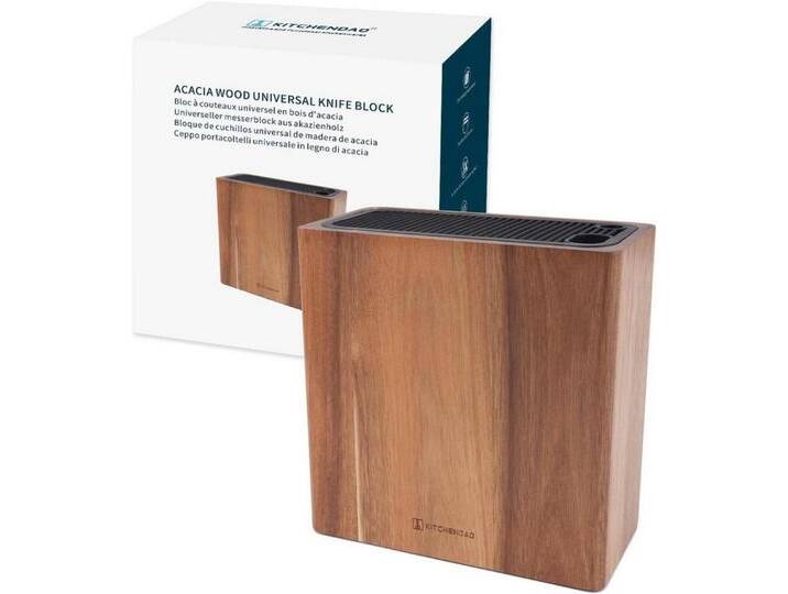 KITCHENDAO Messerblock XL Akazienholz Messerblock-Halter für Scheren & Schärfstab KITCHENDAO Messerblock XL Akazienholz Messerblock-Halter für Scheren & Schärfstab von OTTO