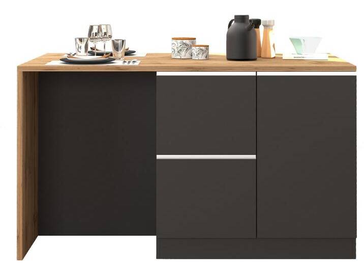 KOCHSTATION Kücheninsel KS-Sole, Kochinsel, Küchenarbeitsblock, Inselküche, Arbeitsinsel, Breite 152,5 cm, mit Essplatz, Handtuchhalter KOCHSTATION Kücheninsel KS-Sole, Kochinsel, Küchenarbeitsblock, Inselküche, Arbeitsinsel, Breite 152,5 cm, mit Essplatz, Handtuchhalter von OTTO