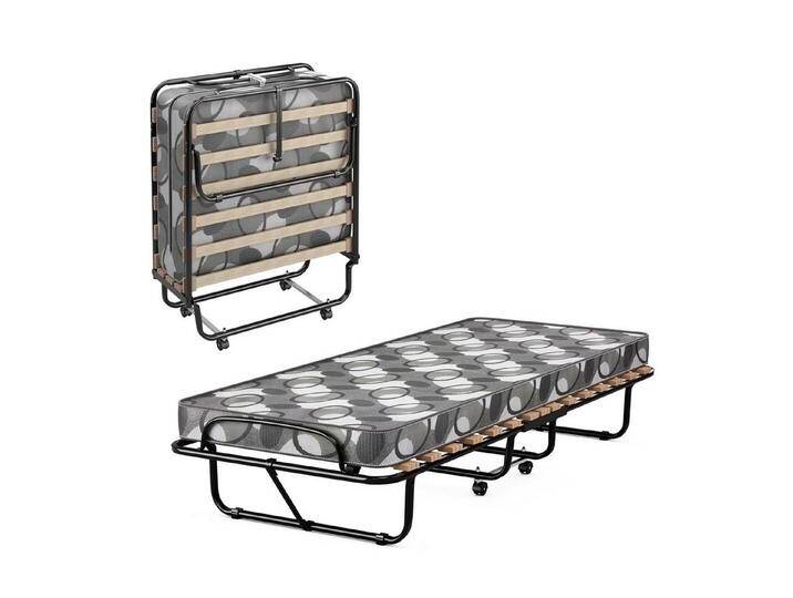 KOMFOTTEU Gästebett 80x190 cm Klappbett mit Matratze, grau, Grau KOMFOTTEU Gästebett 80x190 cm Klappbett mit Matratze, grau, Grau von OTTO