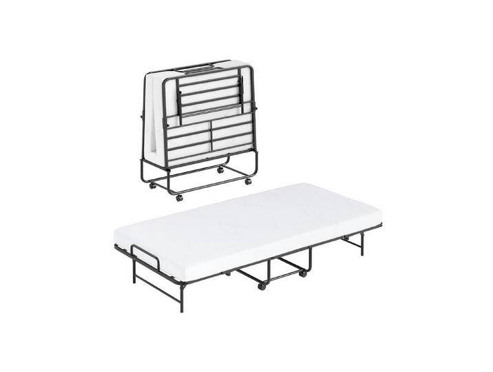 KOMFOTTEU Gästebett Einzelbett Klappbett mit Matratze aus Schaumstoff, weiß von OTTO