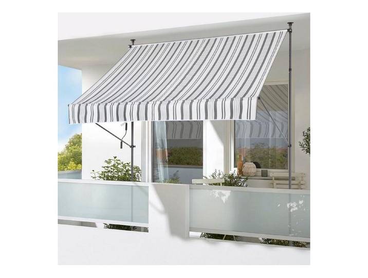 KONIFERA Klemmmarkise Breite/ Ausfall: 200/120 cm, grau, grau von OTTO