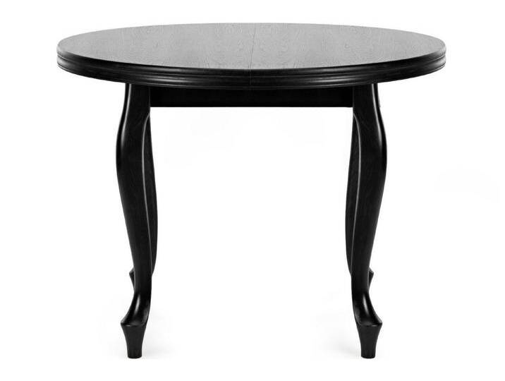 KONSIMO® Esstisch ALTIS Esszimmertisch Küchentisch 100x100cm, ausziehbar bis 140cm, rund, schwarz von OTTO