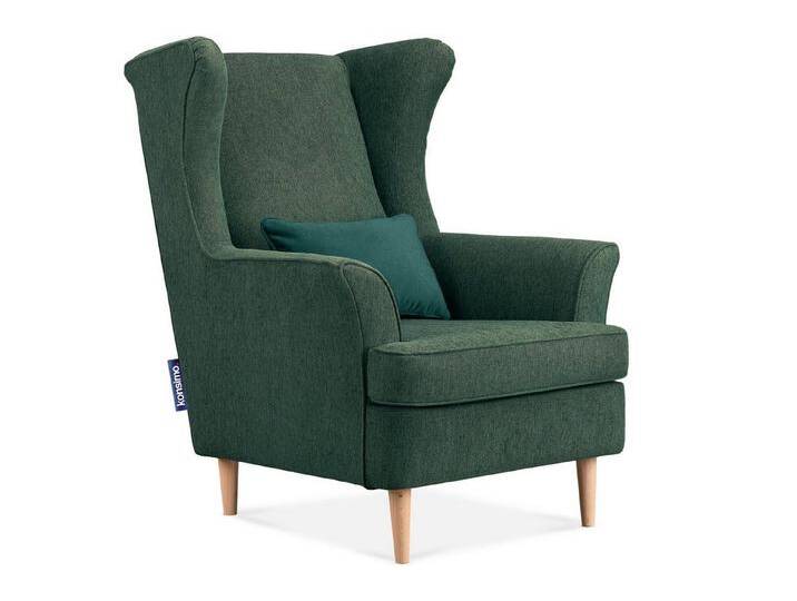 KONSIMO® Ohrensessel STRALIS Sessel, zeitloses Design, beige braun, ohne Hocker von OTTO