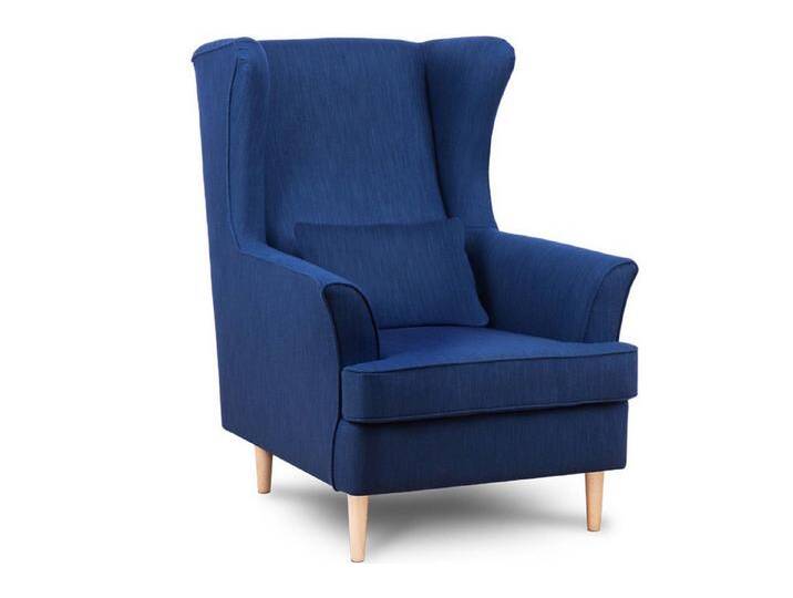 KONSIMO® Ohrensessel STRALIS Sessel, zeitloses Design, blau, ohne Hocker von OTTO