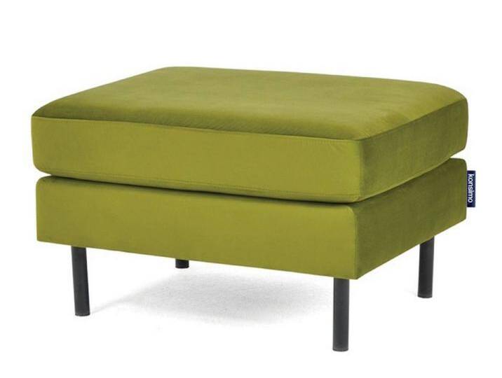 KONSIMO Polsterhocker TOZZI Sitzhocker Pouffe, hohe Beine, universelles Design, grün von OTTO