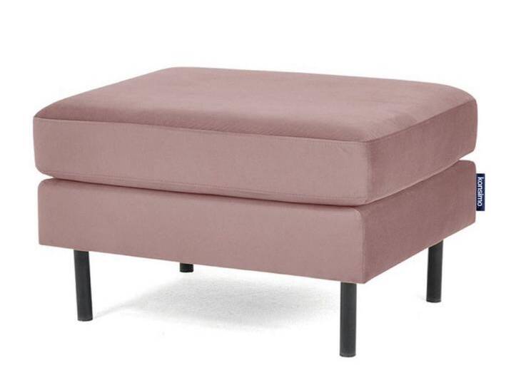 KONSIMO Polsterhocker TOZZI Sitzhocker Pouffe, hohe Beine, universelles Design, rosa von OTTO