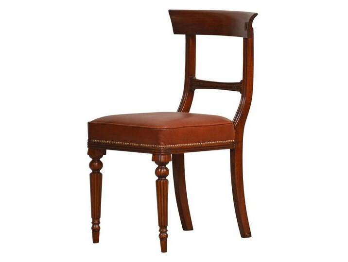 Kai Wiechmann Stuhl Klassiker Mahagoni Single Leder braun Kai Wiechmann Stuhl Klassiker Mahagoni Single Leder braun von OTTO