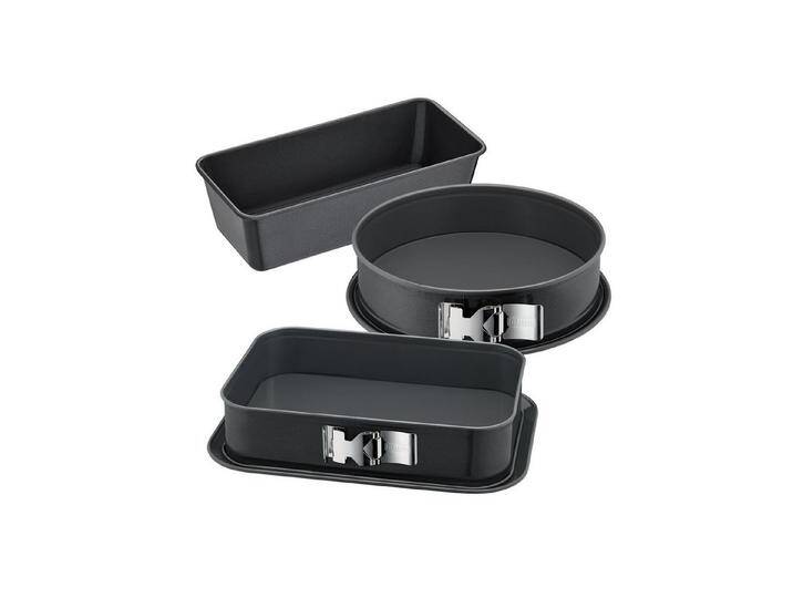 Kaiser Backformen Backform Kasenform, Springform eckig und Springform rund, (2-tlg), Set, schwarz von OTTO