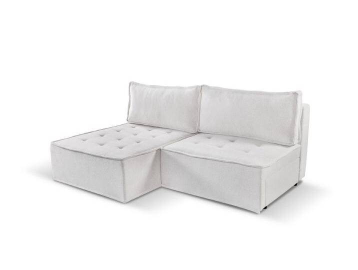 Kaiser Möbel Ecksofa Bohoo Mini modernes Ecksofa mit Schlaffunktion, Ottomane Links, Ecru von OTTO
