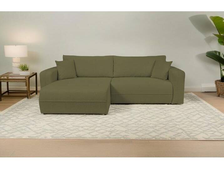 Kaiser Möbel Ecksofa Ecksofa Oreo L-Form Bettkasten Und Schlaffunktion Stoff Quelle, grün, Ottomane Rechts, Olive Kaiser Möbel Ecksofa Ecksofa Oreo L-Form Bettkasten Und Schlaffunktion Stoff Quelle, grün, Ottomane Rechts, Olive von OTTO