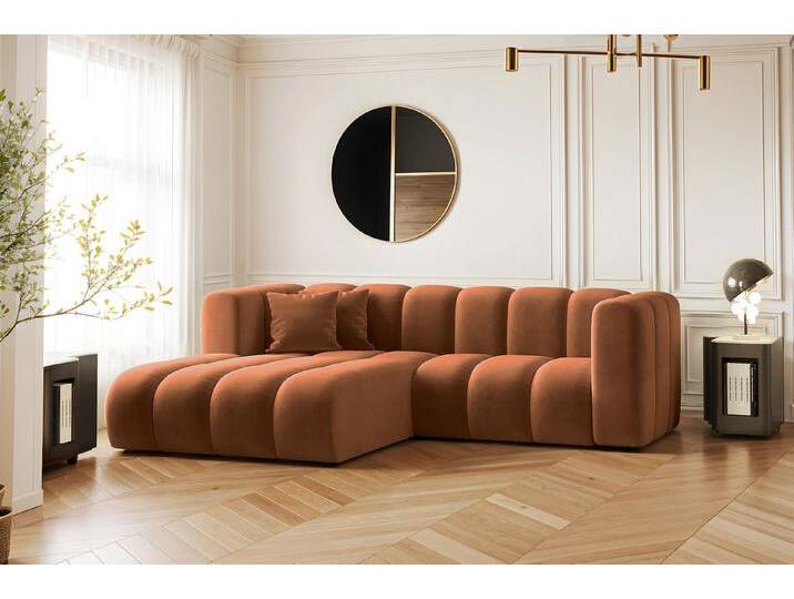 Kaiser Möbel Ecksofa L-form Sofa Grand Modular Stoff Haga und Salvador, Große Auswahl an Farben, moderner Stil, modular, braun, Ottomane Links, Braun Kaiser Möbel Ecksofa L-form Sofa Grand Modular Stoff Haga und Salvador, Große Auswahl an Farben, moderner Stil, modular, braun, Ottomane Links, Braun von OTTO